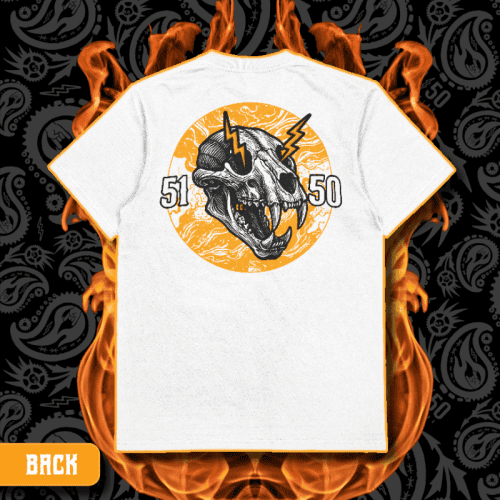 "Big Cat" White T-shirt