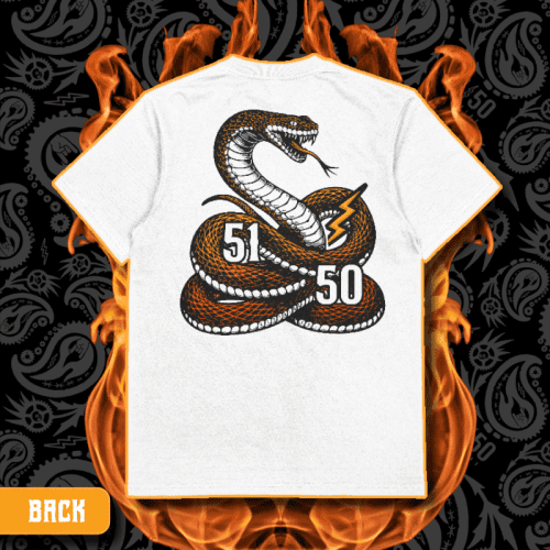 "Venomous" White T-shirt