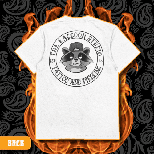 The Raccoon Studio X 5150 Clothing Co | White T-Shirt