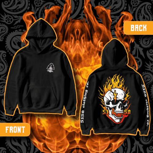 "Hot Head" Standard Issue Black Hoodie | 5150 Clothing Co.