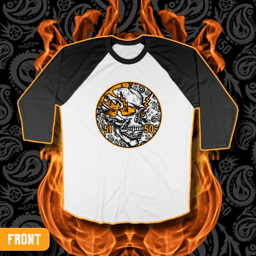 "Over-Thinking" Standard Issue Raglan Baseball T-Shirt | 5150 Clothing Co.