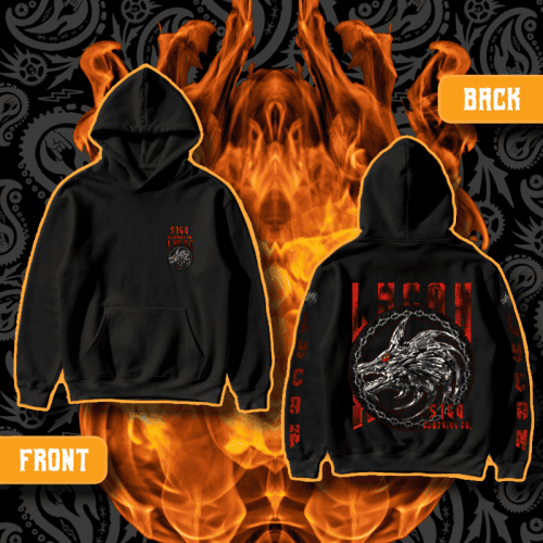 LYCAN X 5150 Clothing Co. | Standard Issue Black Hoodie
